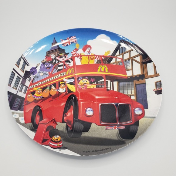 McDonald's Around The World Plates Lot Of 4 UK, Canada, Paris, Japan - Picture 6 of 9